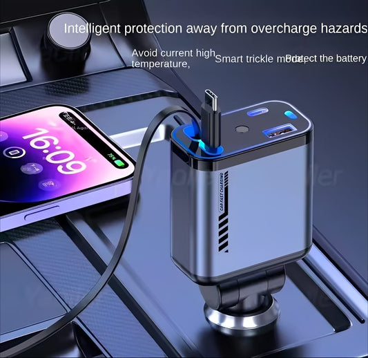 C6 4-in-1 Smart Car Charger