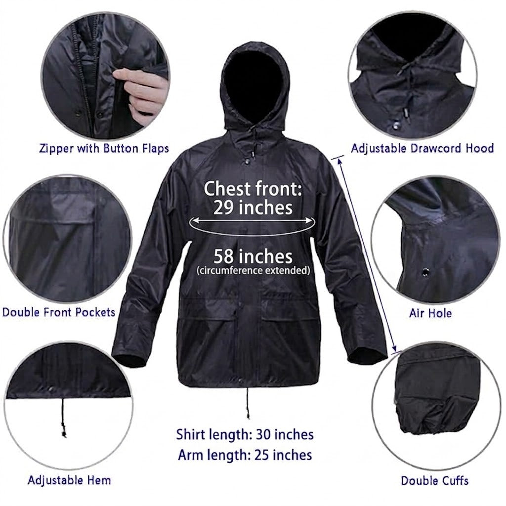 Body Protective Rain Suit For Men And Women