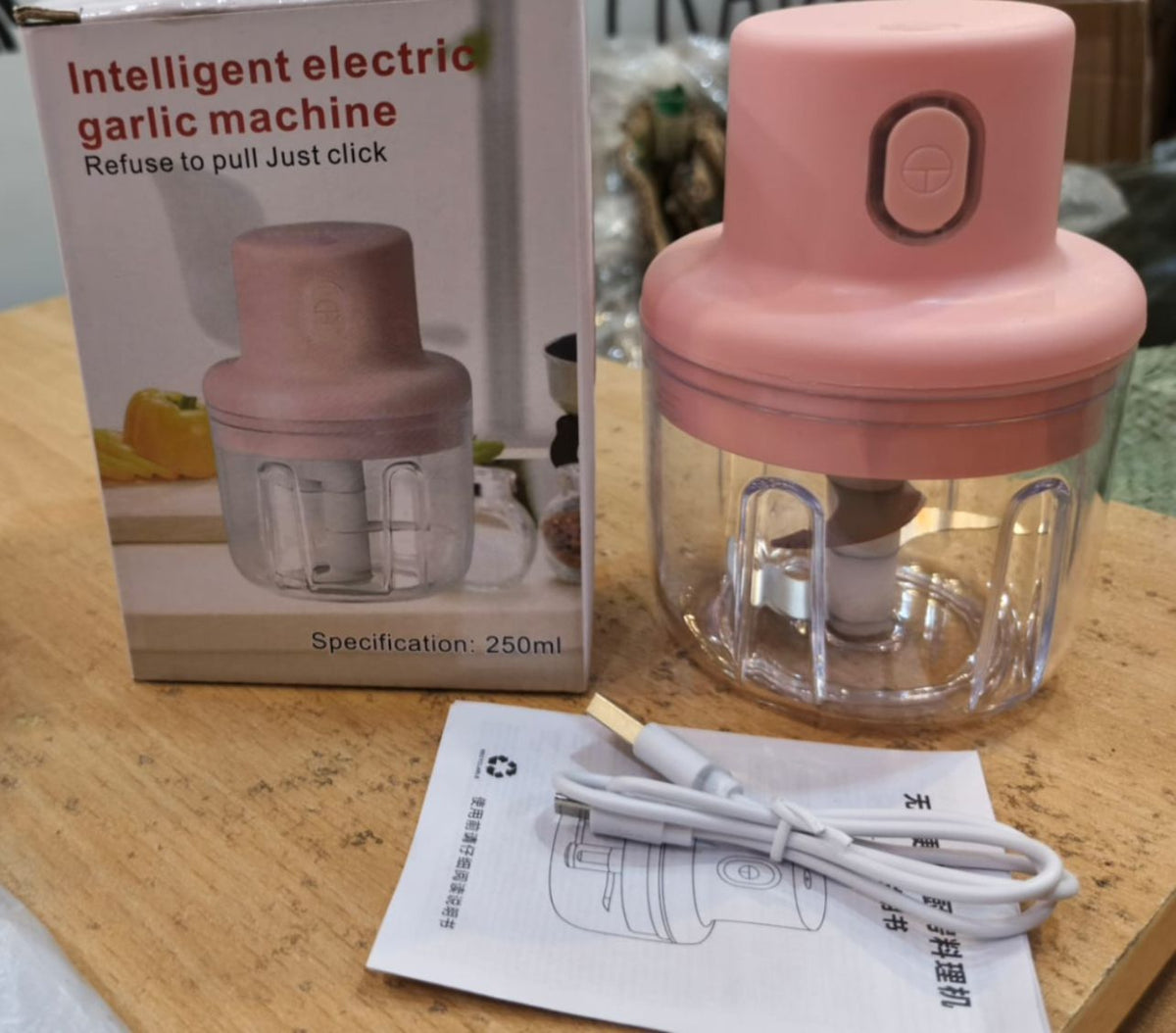 Portable Rechargeable Mini Food Chopper 250ml