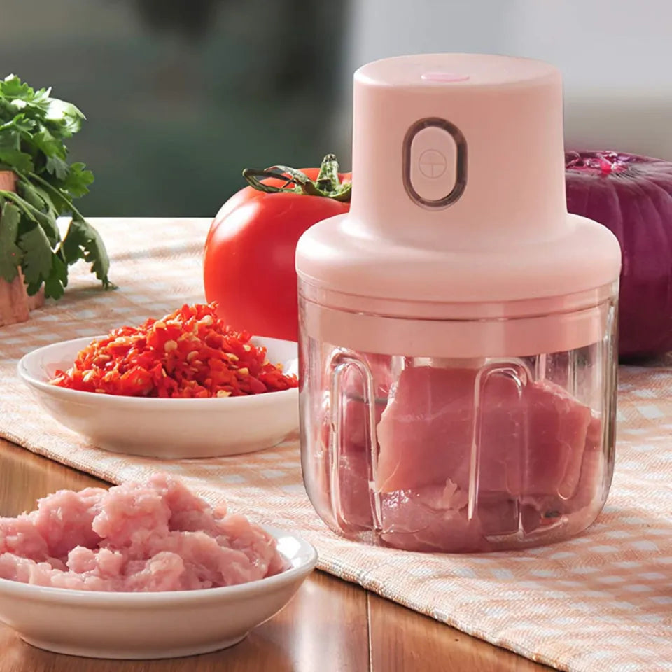 Portable Rechargeable Mini Food Chopper 250ml