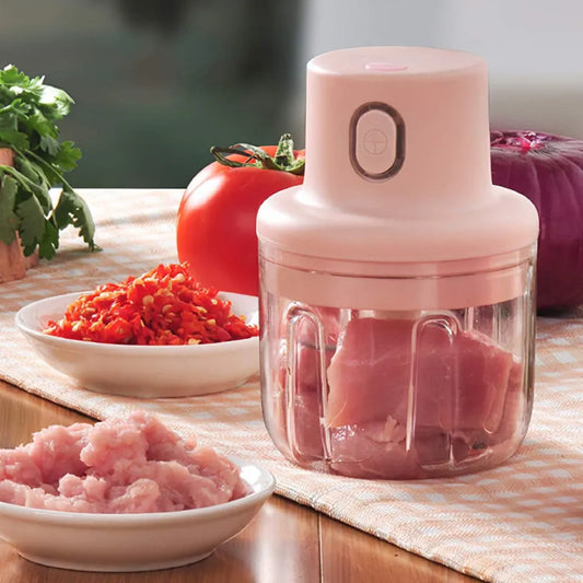 Portable Rechargeable Mini Food Chopper 250ml